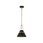 Suspendu Satco 60-7767 Adina 60W 1-Lumière Noir mat