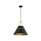 Suspendu Satco 60-7768 Adina 180W 3-Lumières Noir mat