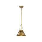 Suspendu Satco 60-7777 Adina 60W 1-Lumière Laiton naturel