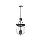 Suspendu Satco 60-7800 Boliver 180W 3-Lumières Noir mat