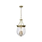 Suspendu Satco 60-7801 Boliver 180W 3-Lumières Laiton Vintage