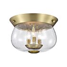 Plafonnier Satco 60-7807 60W Laiton Vintage