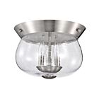 Plafonnier Satco 60-7808 60W Nickel brossé