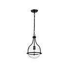 Suspendu Satco 60-7817 Amado 60W 1-Lumière Noir mat