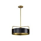 Suspendu Satco 60-7843 Altos 240W 4-Lumières Noir mat