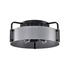 Plafonnier semi encastré Satco 60-7851 Altos 4-Lumières 240W Gris mat
