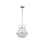 Suspendu Satco 60-7873 Valdora 60W 1-Lumière Nickel poli