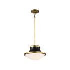 Suspendu Satco 60-7907 Lafayette 60W 1-Lumière Noir mat