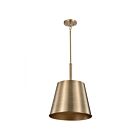 Luminaire Suspendu Satco 60-7938 1-Lumière Alexis Laiton bruni/Or