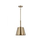 Luminaire Suspendu Satco 60-7939 1-Lumière Alexis Laiton bruni/Or