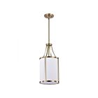Luminaire Suspendu Satco 60-7961 1-Lumière Easton Laiton bruni