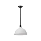 Satco 60-8026 Russel 60W Blanc satiné Suspendu