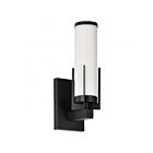 Satco 60-8051 Roselle 60W 1-lumière Noir mat Lumière Vanité