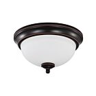 Plafonnier Satco 62-1557 19W Acajou Bronze