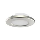 Plafonnier LED avec température CCT au choix Satco 62-1582 4" 9W Nickel brossé