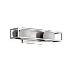 Satco 62-2252 Jenkins 10W 2-lumières Nickel brossé Lumière Vanité