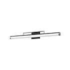 Luminaire de Vanit Satco 62-659 Solano Noir/Nickel brossé