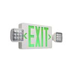 Enseigne de sortie verte avec éclairage d'urgence Satco 67-120