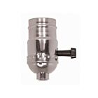 Douille à bouton rotatif à 3 voies avec bouton amovible Satco 80-1003