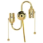 Twin Pull Chain Dorée Intense Chain and End Ball Satco 80-1268