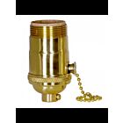 Douille à chainette On-Off Satco 80-1291 laiton poli