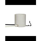 Douille en porcelaine sans clé Satco 80-1328 blanc