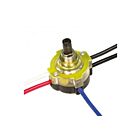 Commutateur à bouton poussoir lumineux 3 voies Satco 80-1357