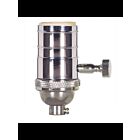 Prise de gradateur à bouton rotatif, gamme complète Satco 80-1704 nickel poli