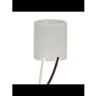 Douille en porcelaine sans clé Satco 80-1734 blanc