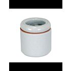 2 Douilles de porcelaine sans clé Satco 80-2243 blanc