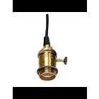Douille On-Off Satco 80-2273 laiton