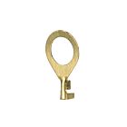 Cosse ronde en laiton plaqué 1/8 IP Satco 80-2331 laiton plaqué