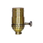Douille à bouton rotatif On-Off avec bouton amovible Satco 80-2358