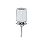 Douille sans clé en porcelaine vitrifiée avec embout 1/8 IPS Satco 80-2384