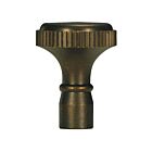 Bouton en laiton massif Satco 80-2403 laiton antique foncé