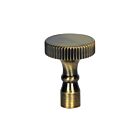 Bouton en laiton massif Satco 80-2404 laiton antique