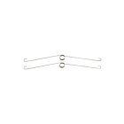 Clips de torsion pour encastrés RT4,RT5,RT6 Satco 80-2709 argent