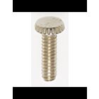 Vis à tête moletée en acier Satco 90-1156 plaqué nickel