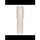 Couverture de bougie en plastique Satco 90-1260 blanc