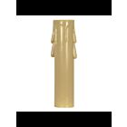 Couverture de bougie en plastique Satco 90-1264 or antique