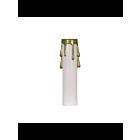 Couverture de bougie en plastique Satco 90-1509 blanc