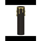 Couverture de bougie en plastique Satco 90-1513 noir