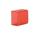 Couvercle de prise Satco 90-1566 rouge