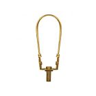 Clip d'ampoule de base plaqué laiton Satco 90-1567