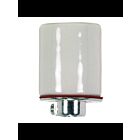 Douille en porcelaine sans clé Satco 90-1706 vitré