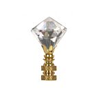 Fleuron en Cristal coupé en diamant Satco 90-1738