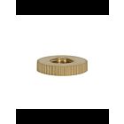 Bague de vérification en laiton massif moleté Satco 90-2439 laiton solide
