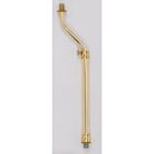Tuyau ajustable Figurine Satco 90-273 laiton plaqué