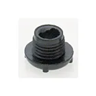 Bague plastique mâle 1/8 Satco 90-328 noir