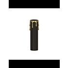 Couverture de bougie en plastique Satco 90-368 noir